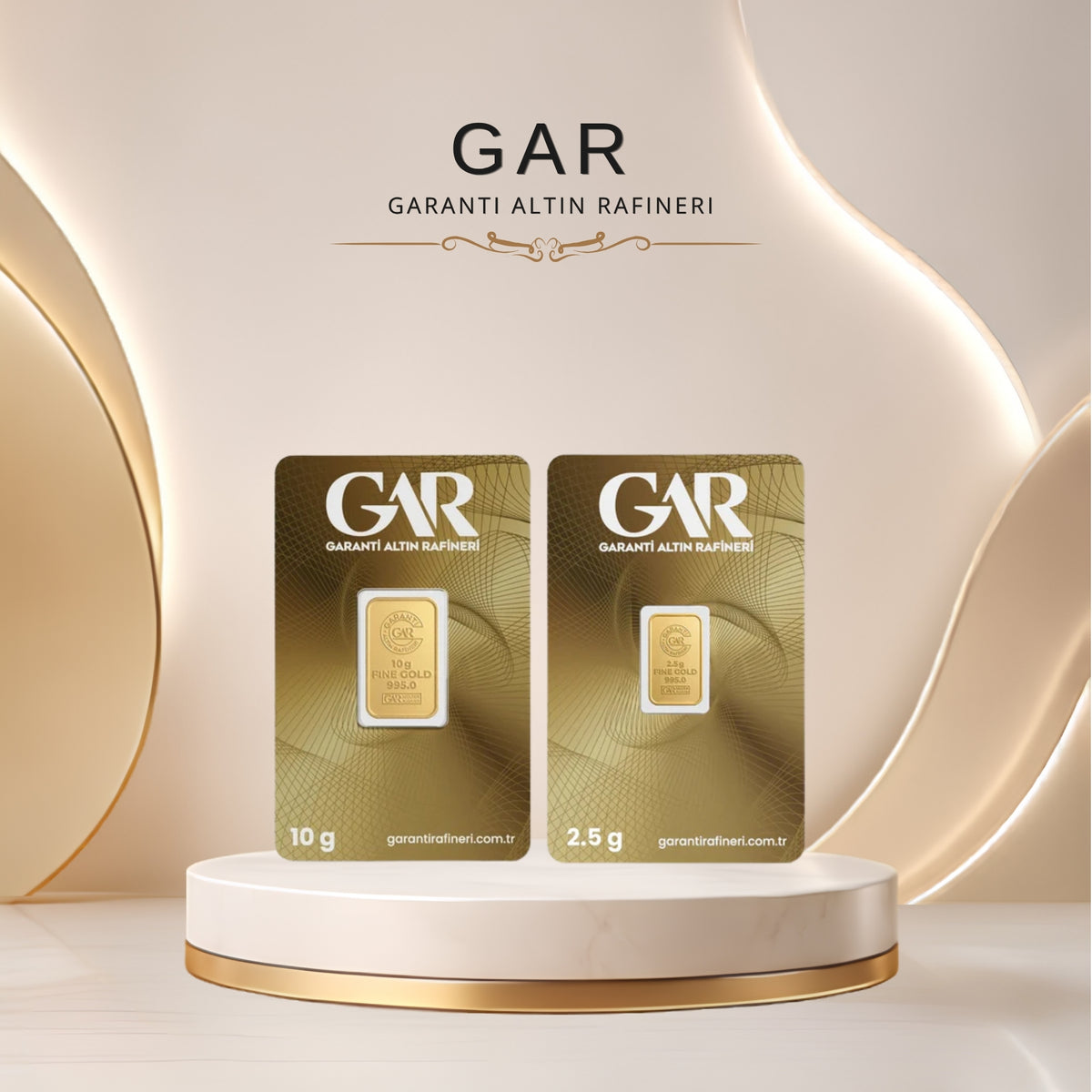 12,5 gr 24 Ayar 995 Altın ( Gar Markası )