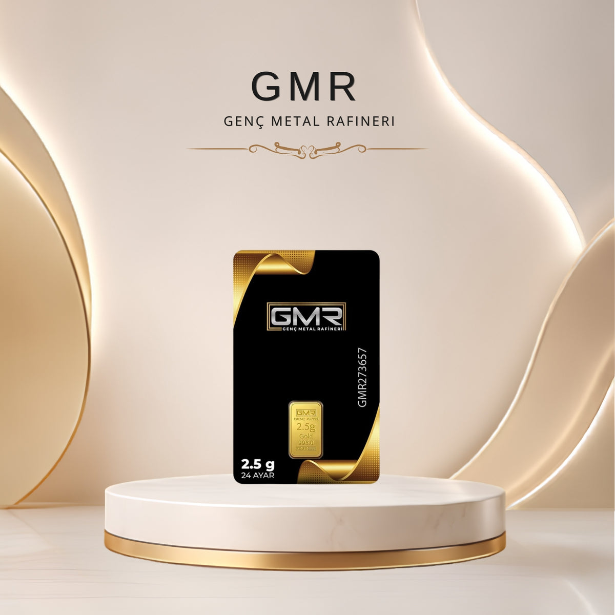 4 Adet 2,5 Gr 24 Ayar 995 Altın ( Gmr Markası )