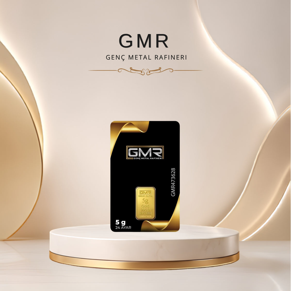 3 Adet 5 Gr 24 Ayar Altın ( Gmr Markası )