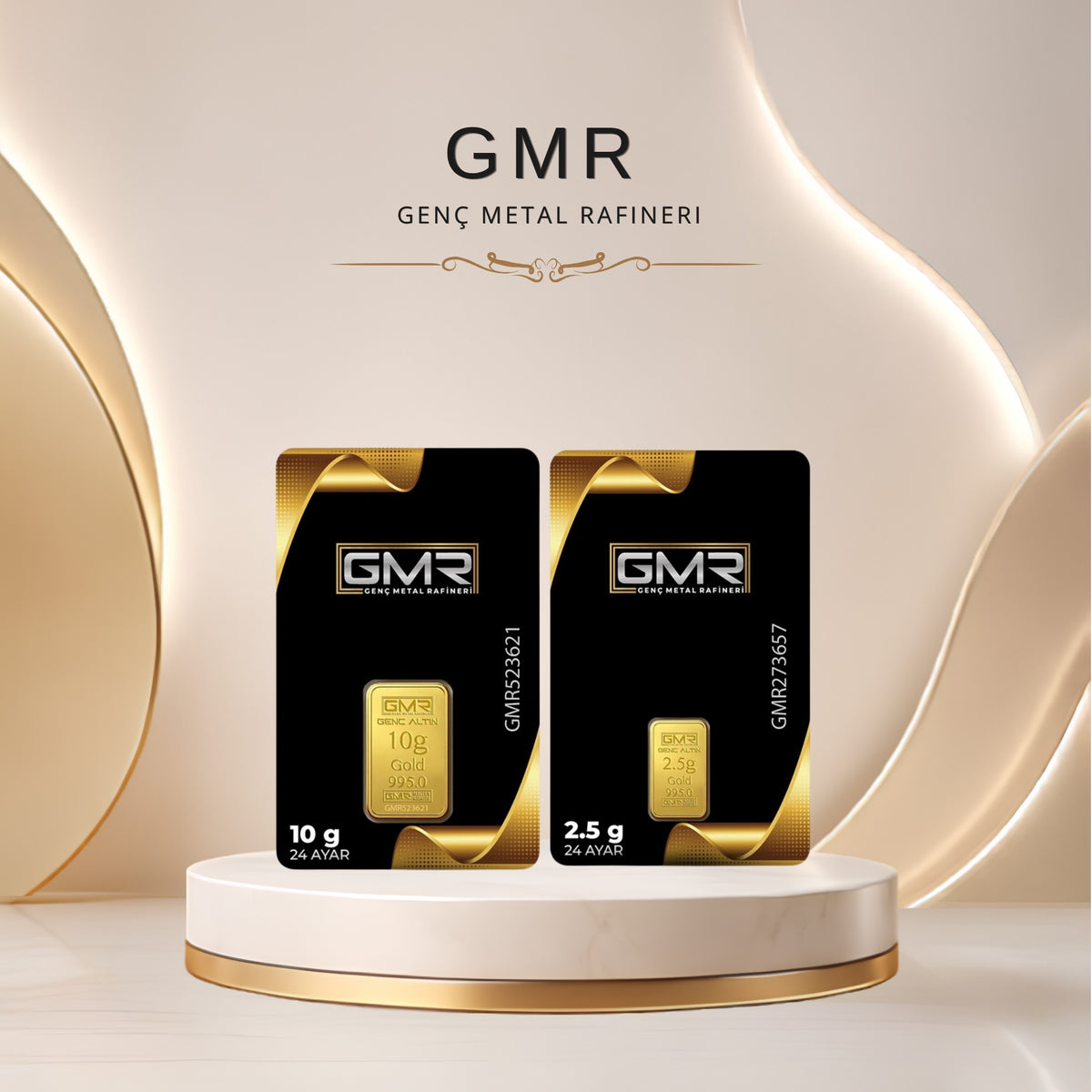 12,5 Gr 24 Ayar 995 Altın ( Gmr Markası )