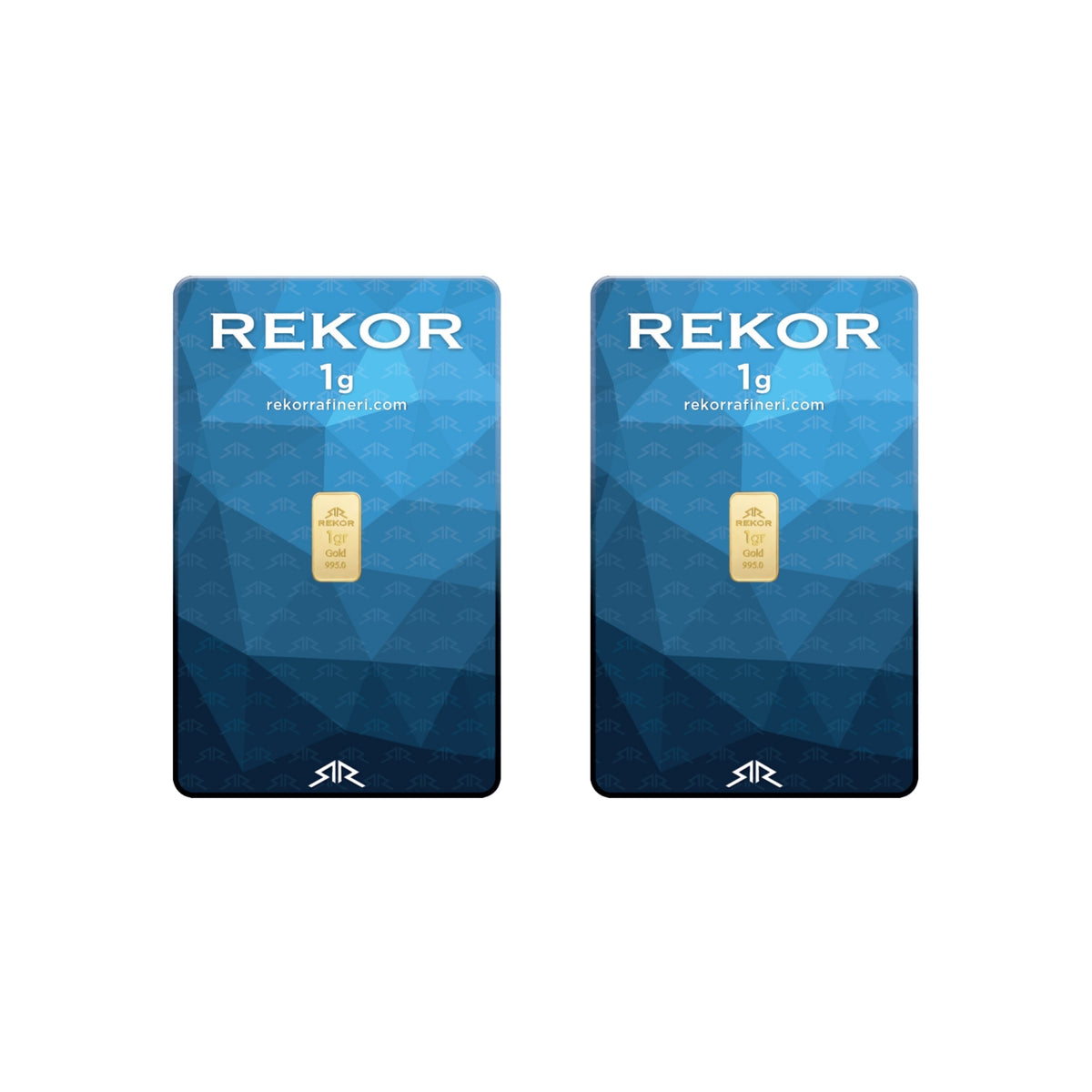 2 Adet 1 Gr 24 Ayar Altın ( Rekor Markası )