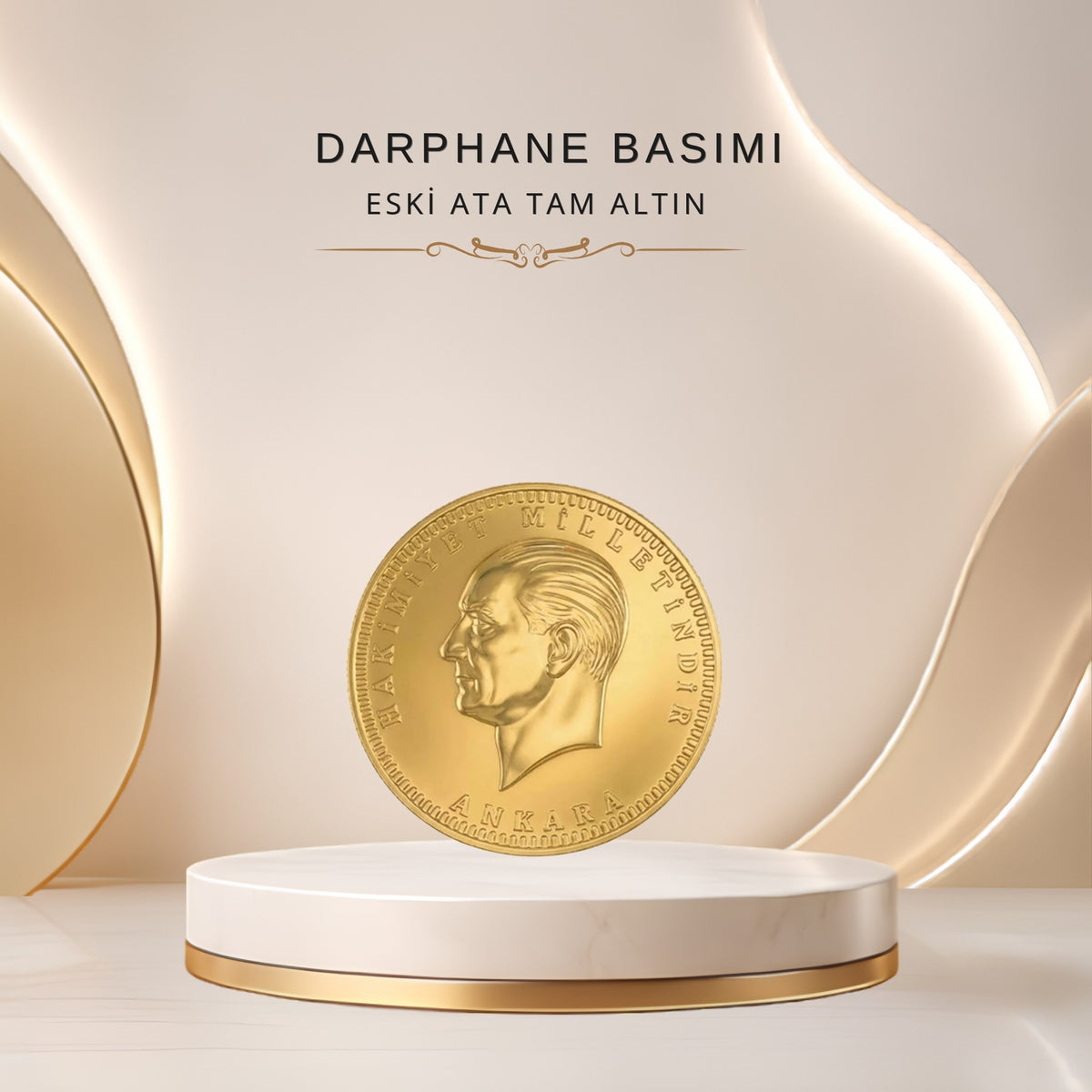 1 Adet ATA TAM-Eski Tarihli (22 AYAR)